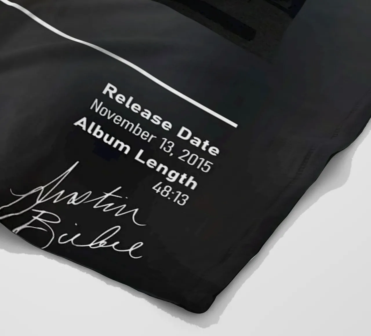 Purpose (2015) by Justin Bieber coperta in pile da DGUnder