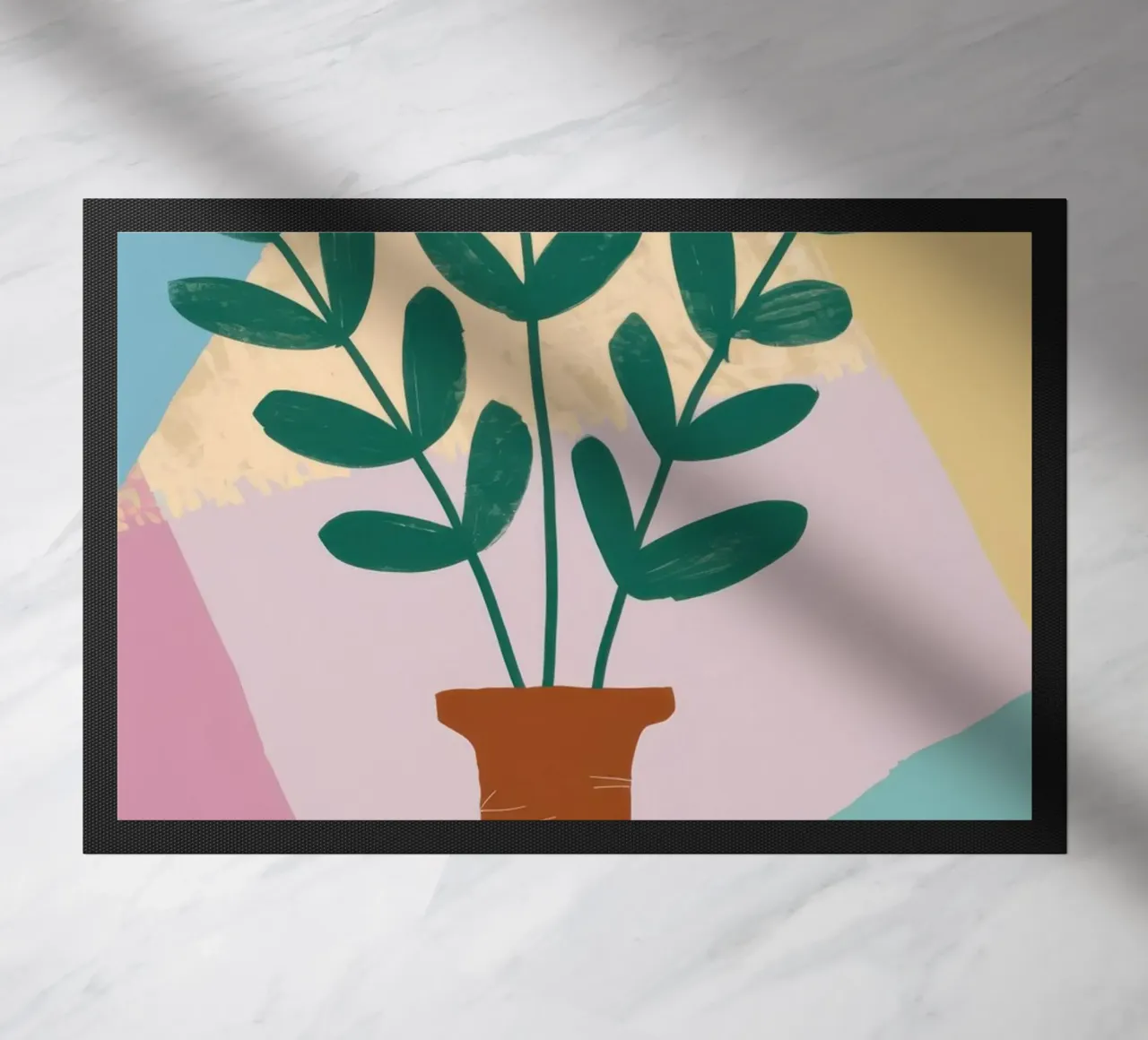 Aardewerk Botanisch deurmat van Ink Pulse