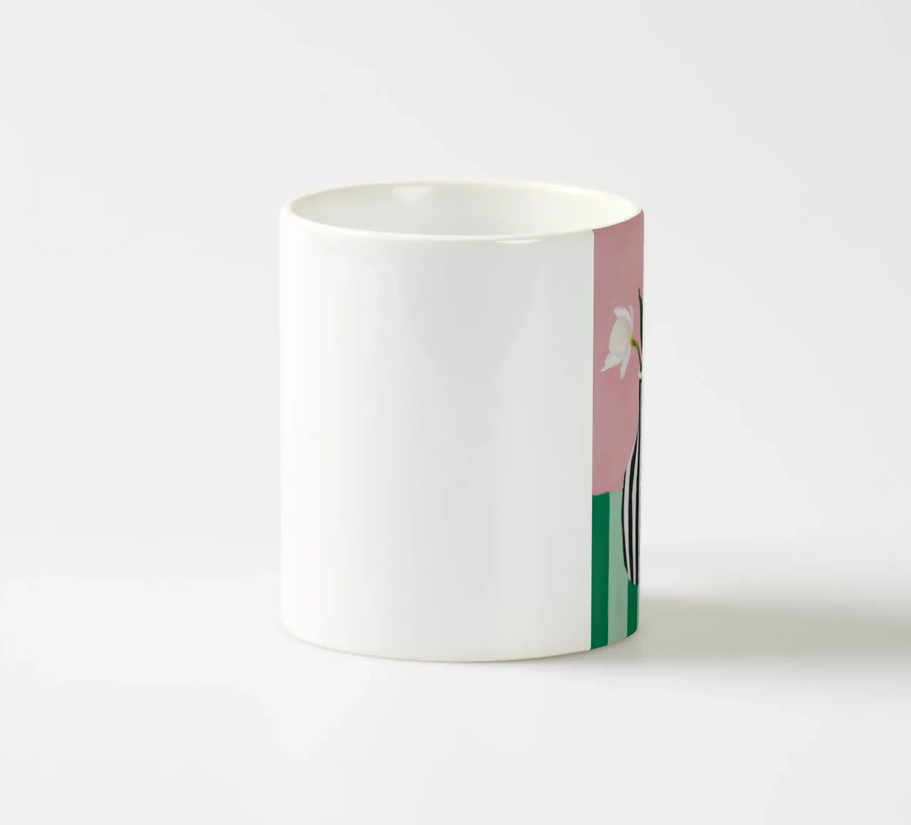 Monocromo Bloom Stillness tazza in ceramica da Monuments Fire