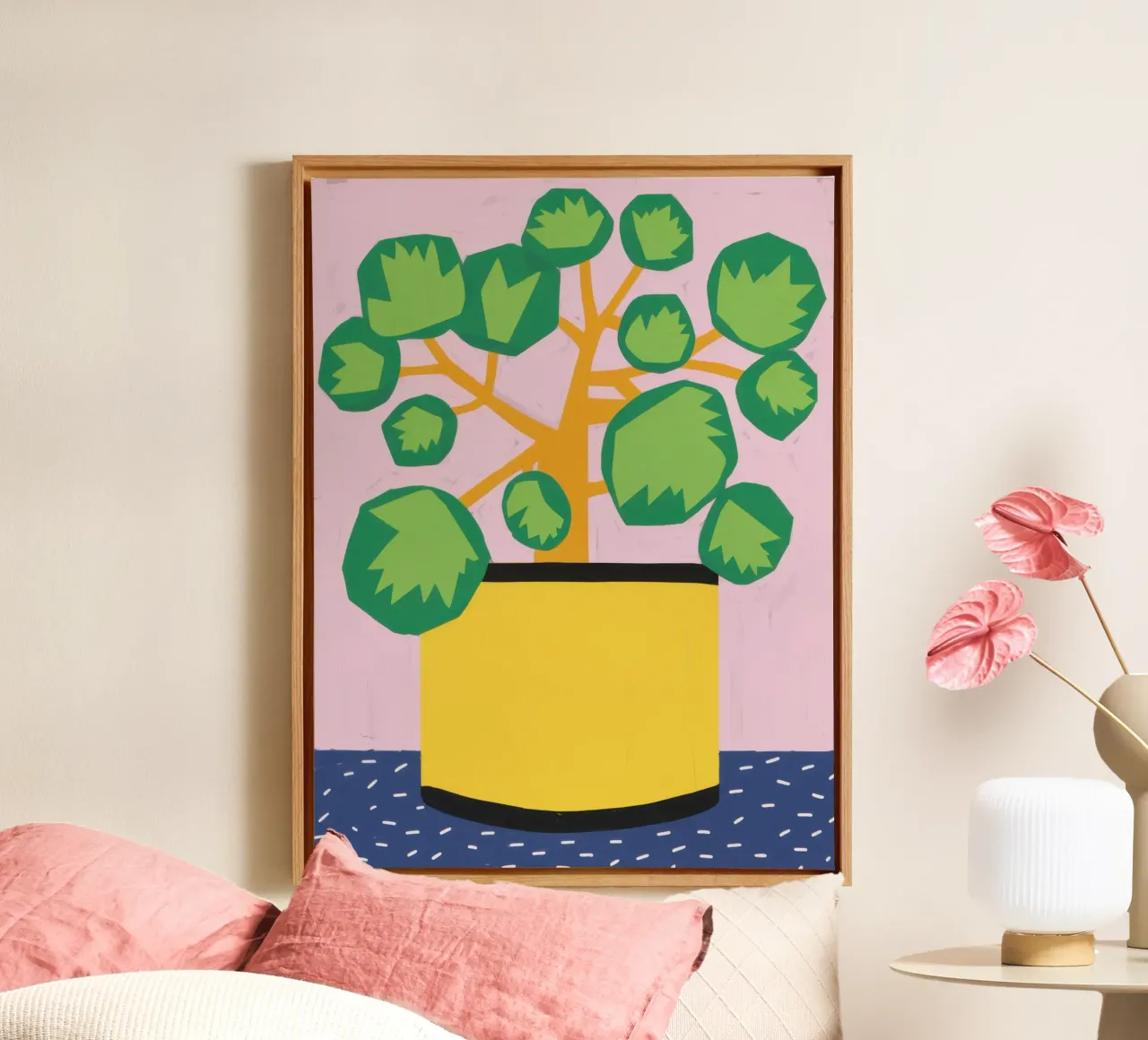 Sunny Pot Simplicity canvas by Giant Foxs