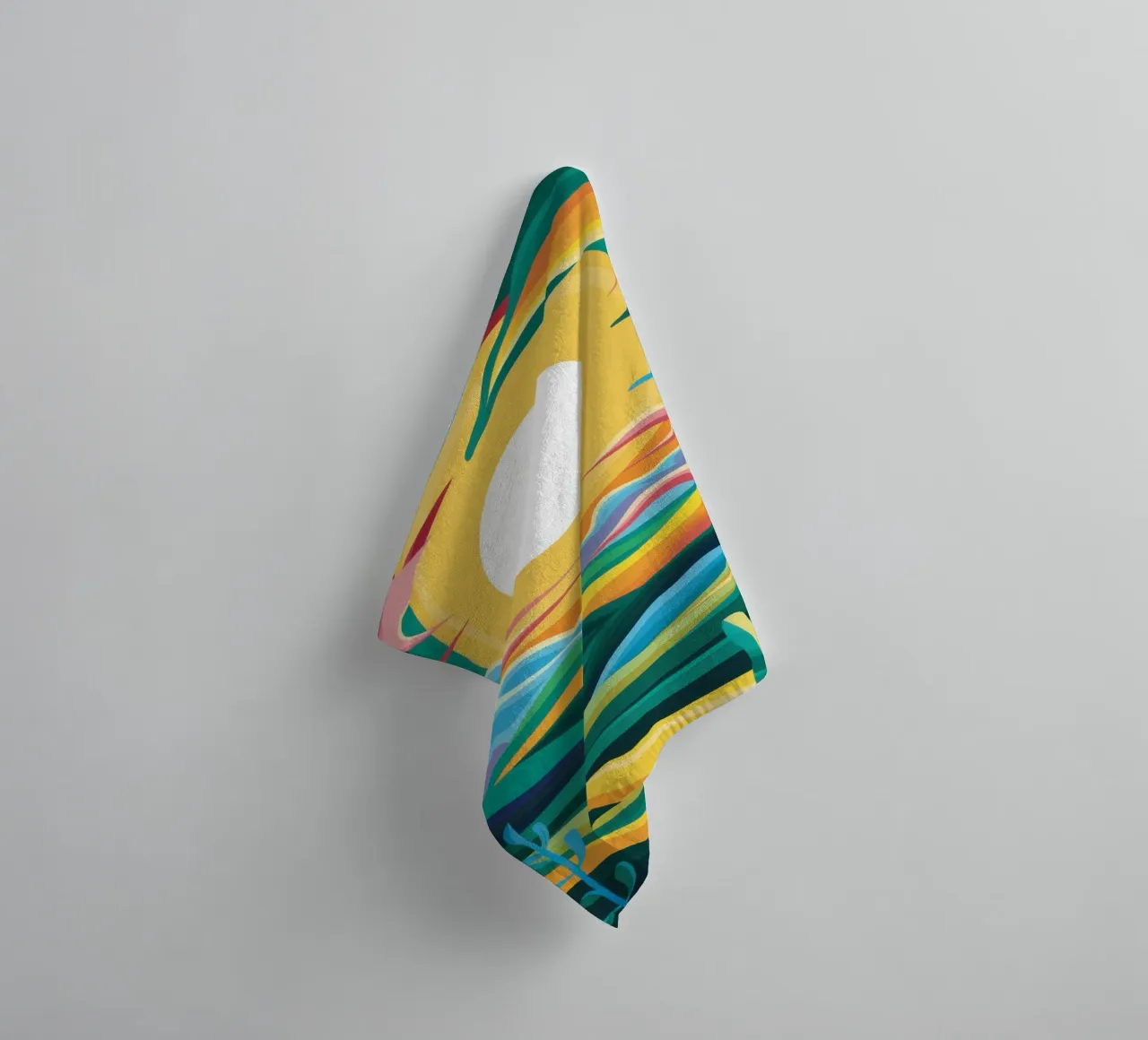 Zonnegolfsymfonie badhanddoek van Dream Gesso