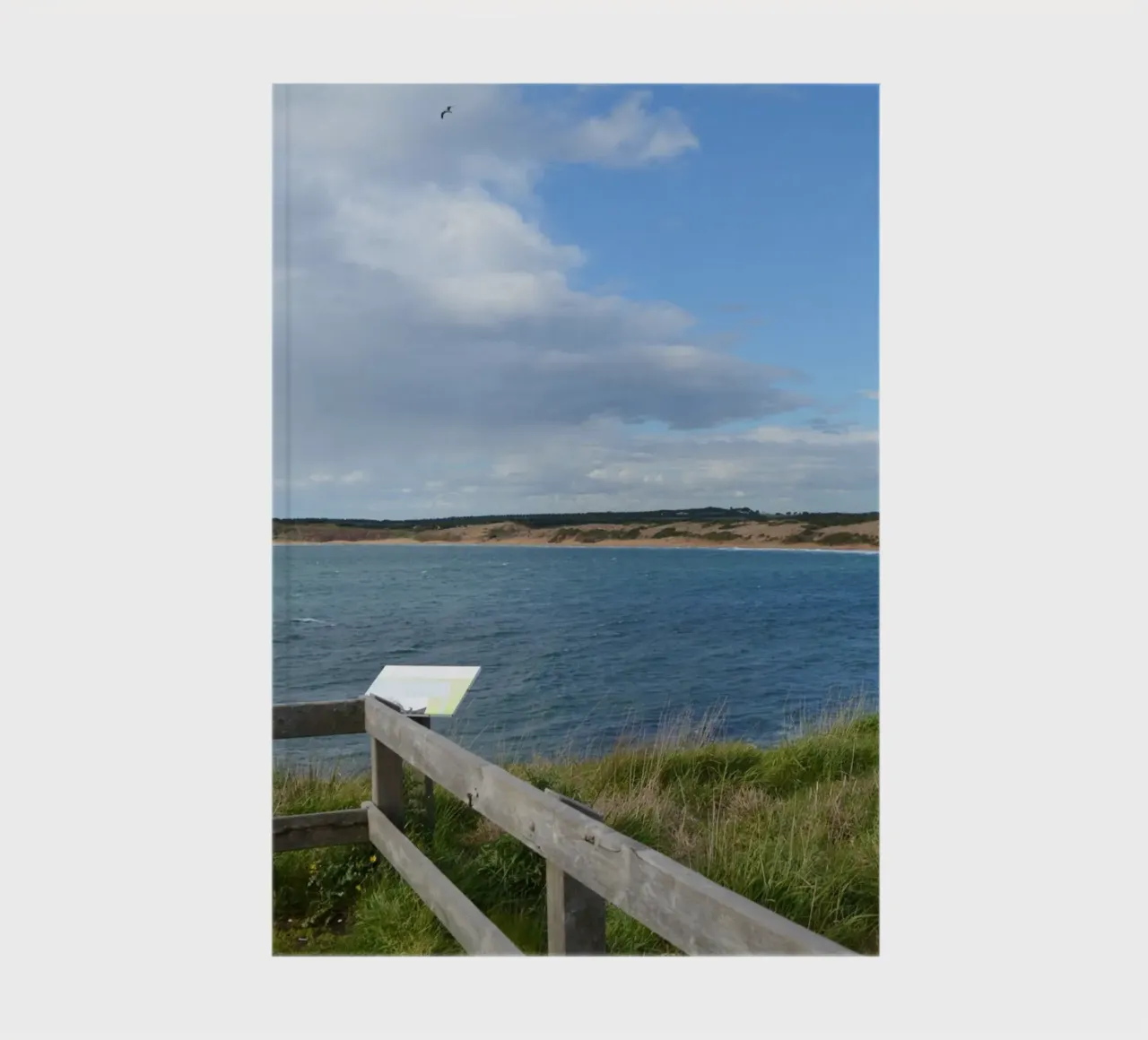 A view over Cat Bay on Philip Island notebook by byrieneke