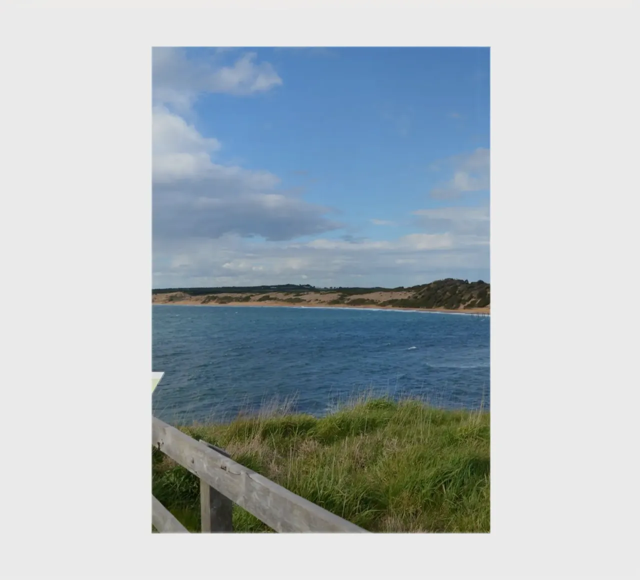 A view over Cat Bay on Philip Island notebook by byrieneke