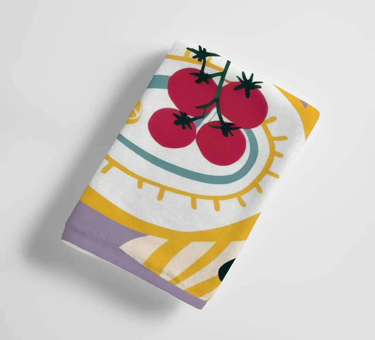 Lamplight Cherry Tart towel by Monuments Fire