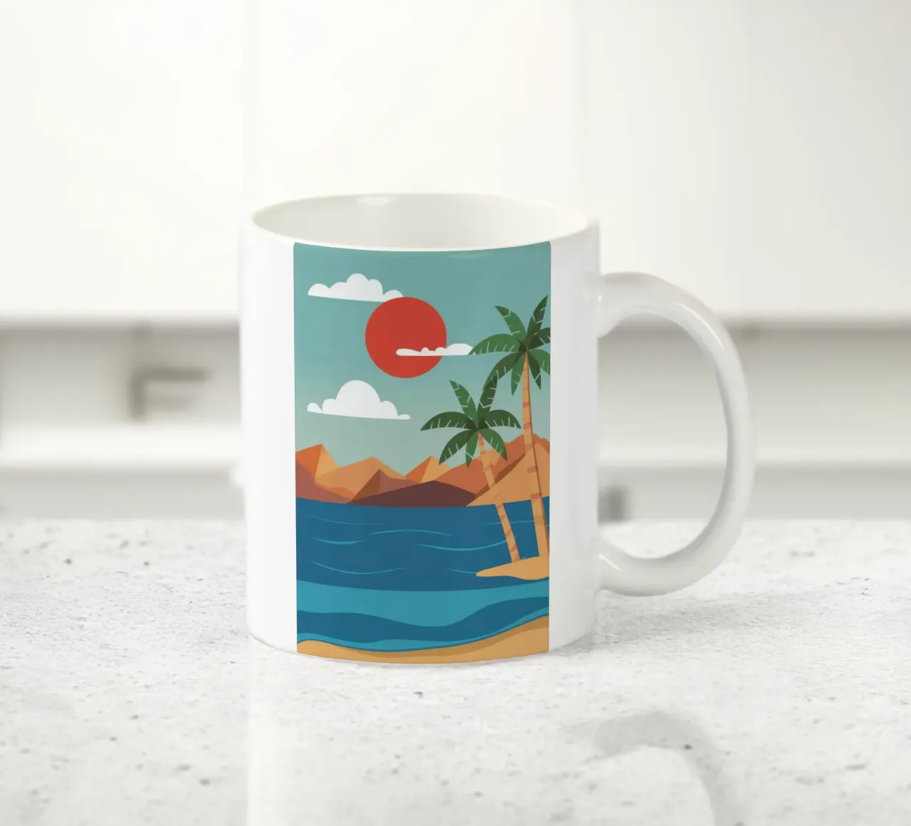 Tramonto a Crimson Cove tazza in ceramica da Giant Foxs