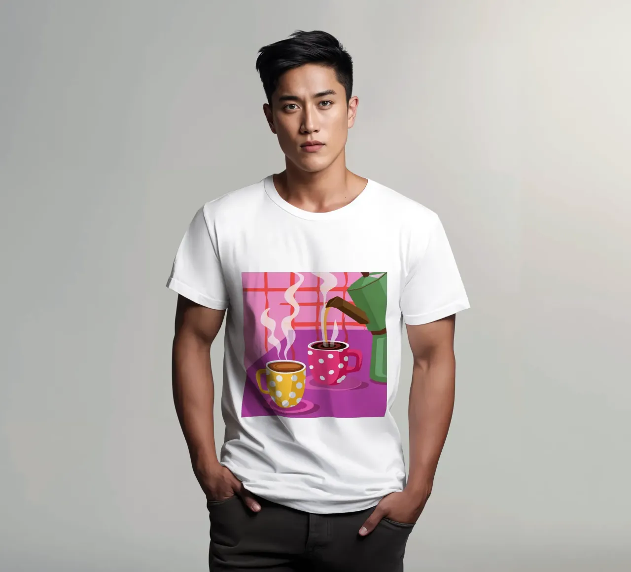 Mattina a pois t-shirt da Rain Balance