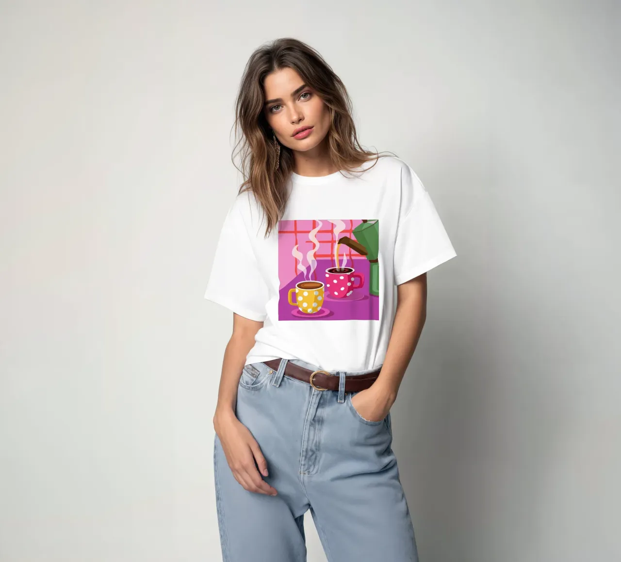Mattina a pois t-shirt da Rain Balance