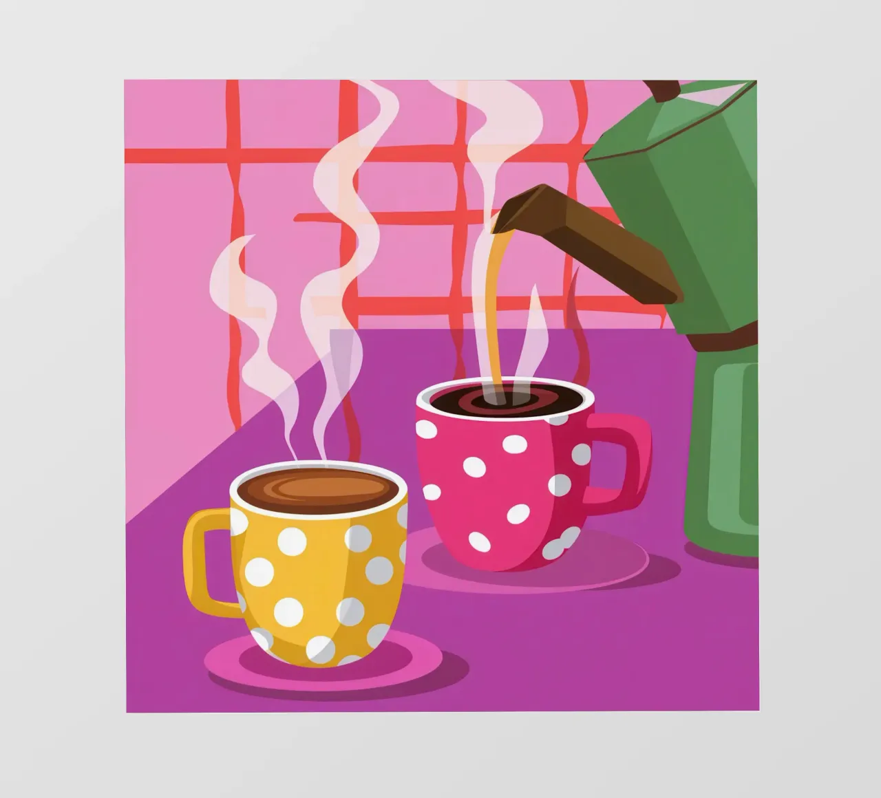 Mattina a pois telo in pvc da Rain Balance