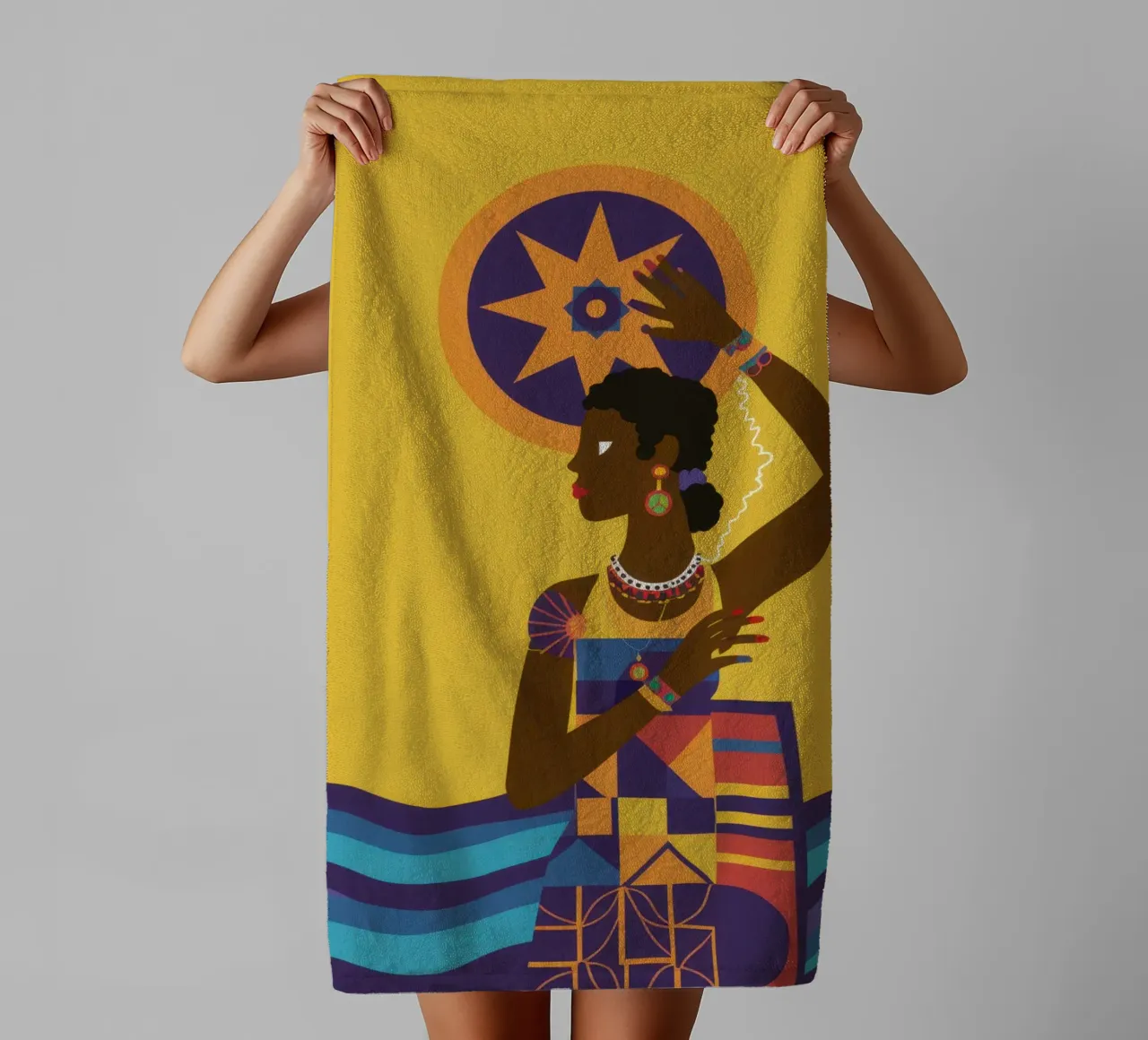 Stellar Ocean Offering towel by Dream Gesso