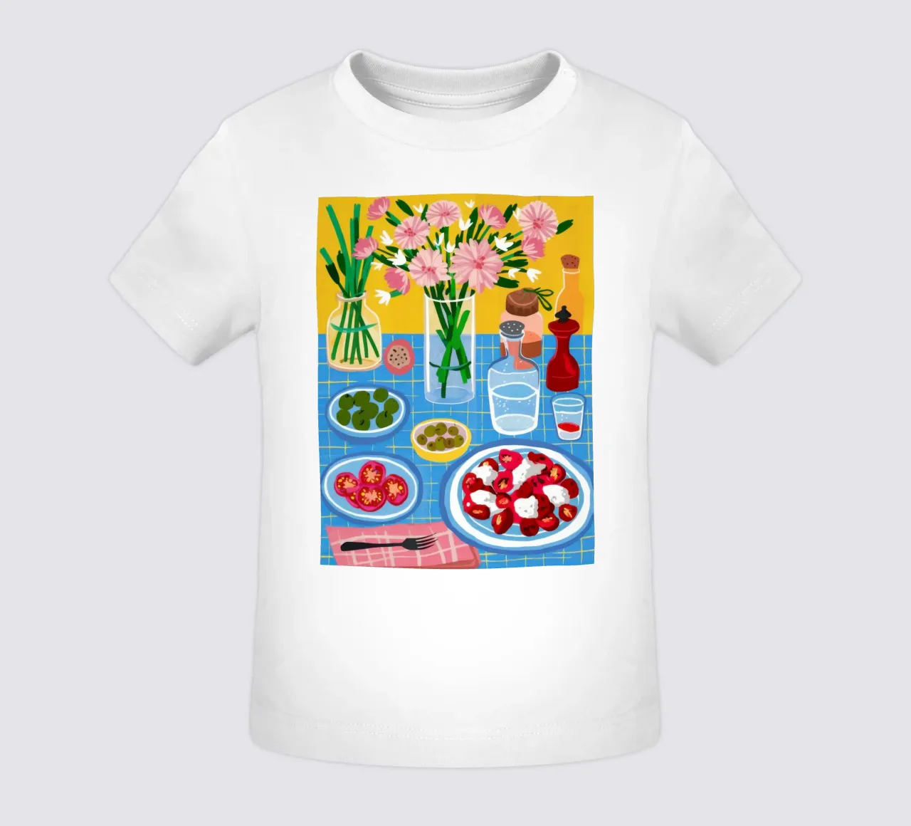Al Fresco Caprese maglietta neonato da Reds Jays