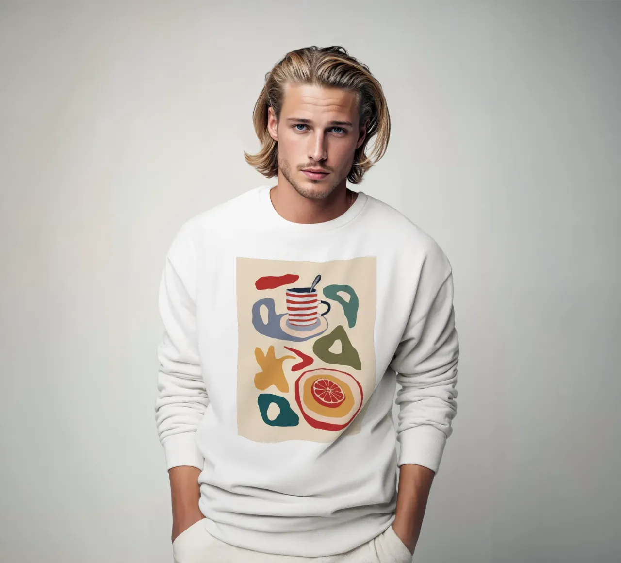 Pausa caffè destrutturata felpa da Monuments Fire