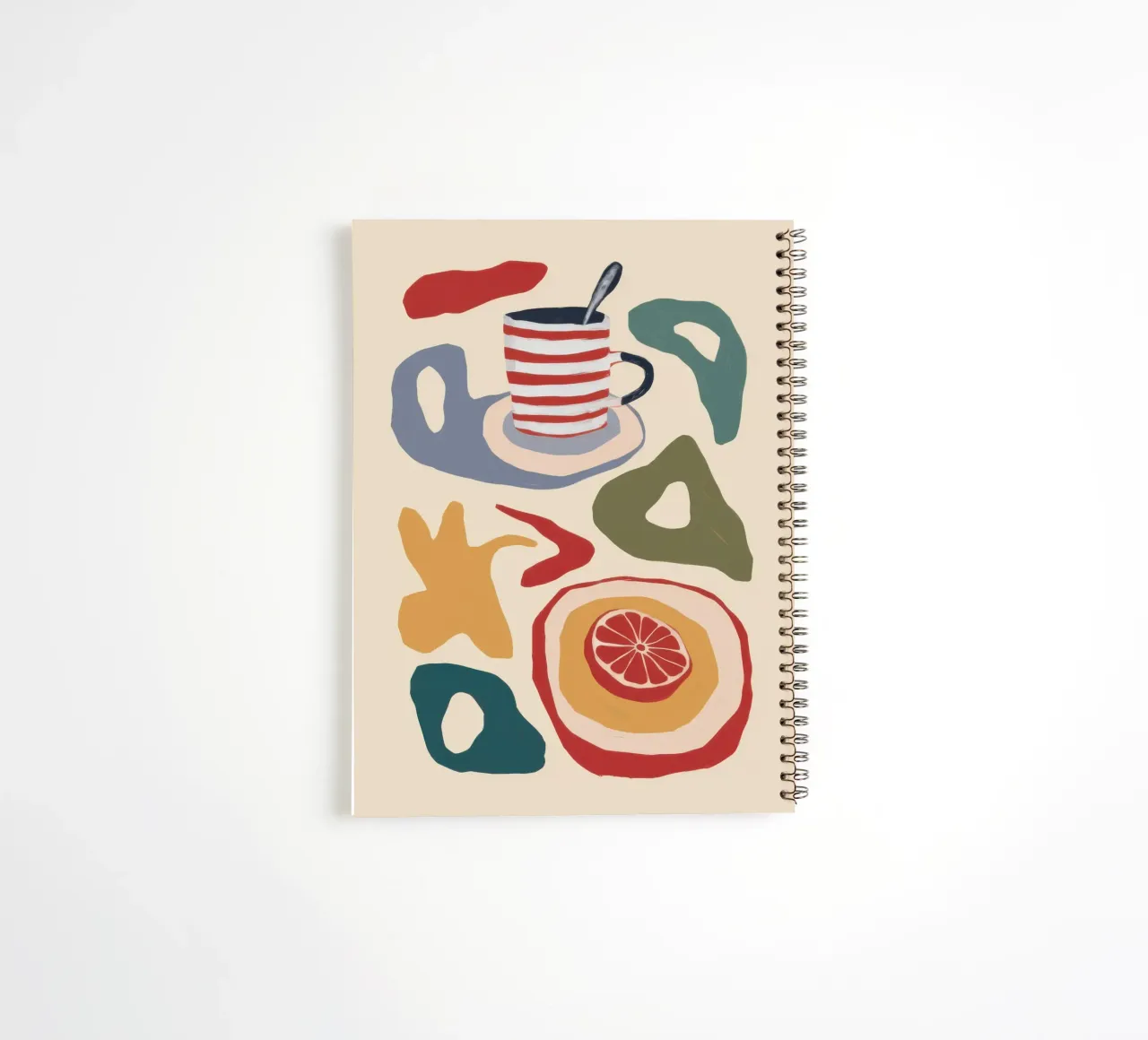 Deconstructed Coffee Break spiral notebook by Monuments Fire