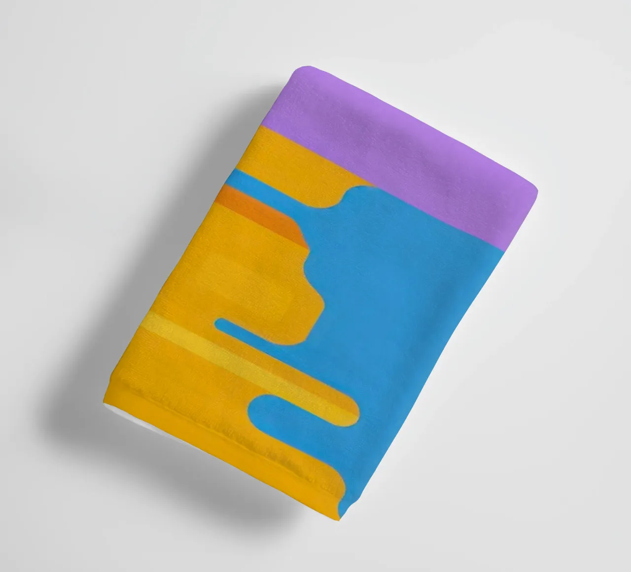 Vibrant Mountain Reflection towel by Giant Foxs