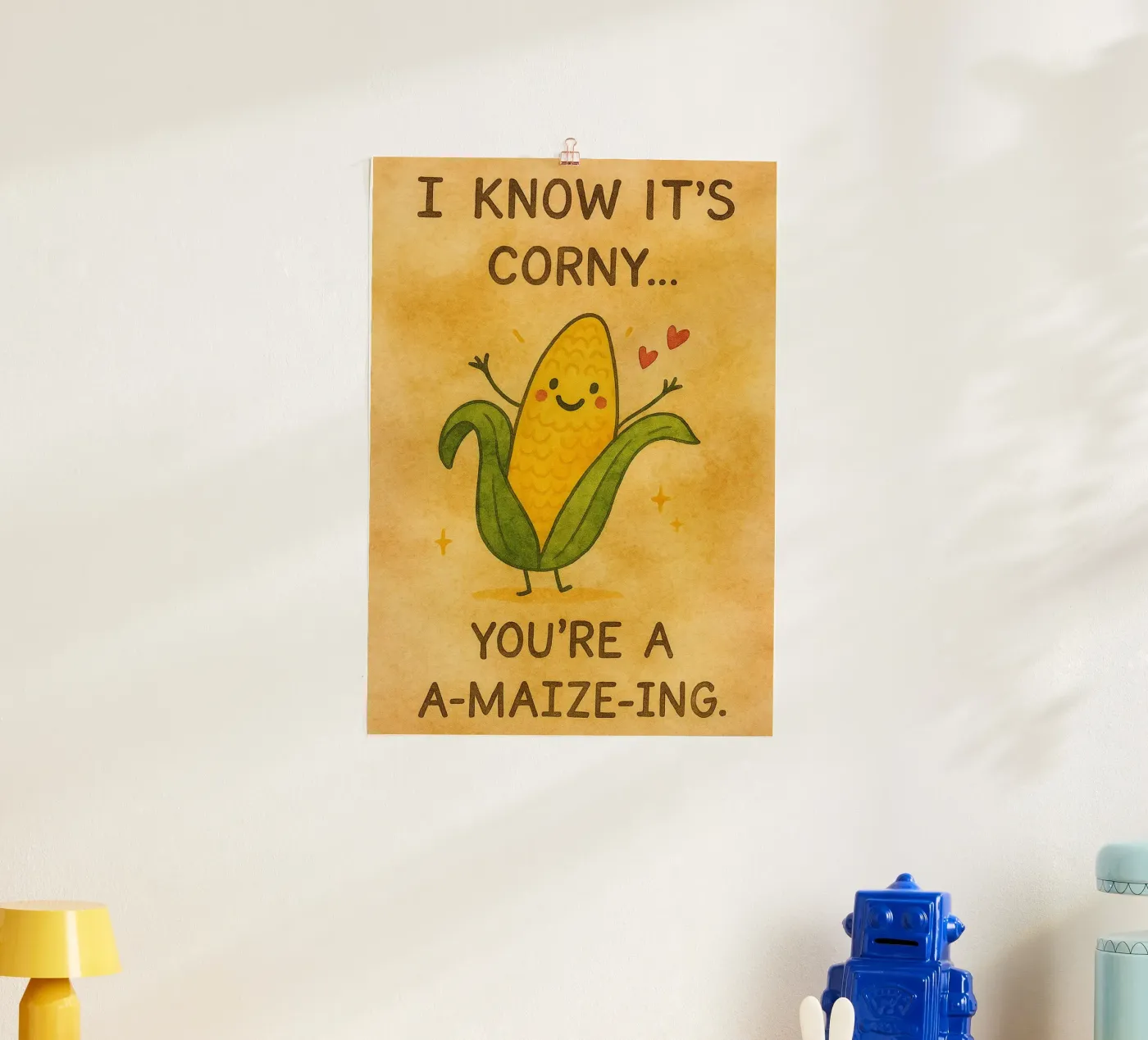 i know its corny poster van Mirage