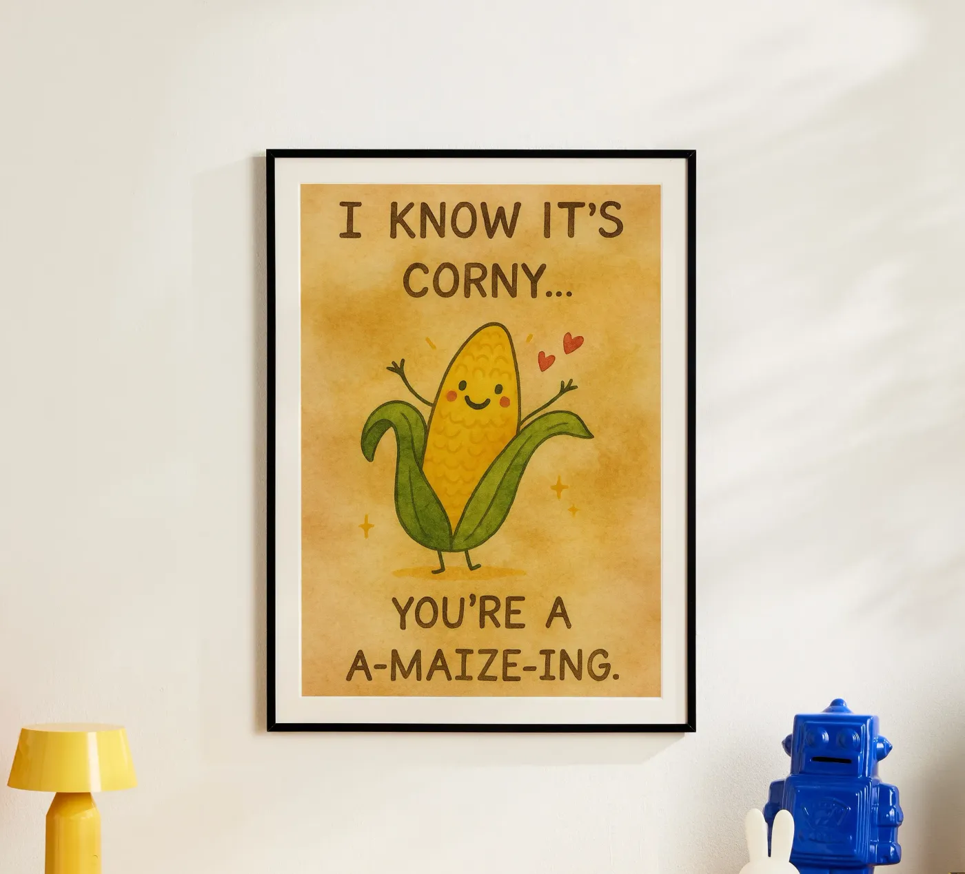 i know its corny poster van Mirage