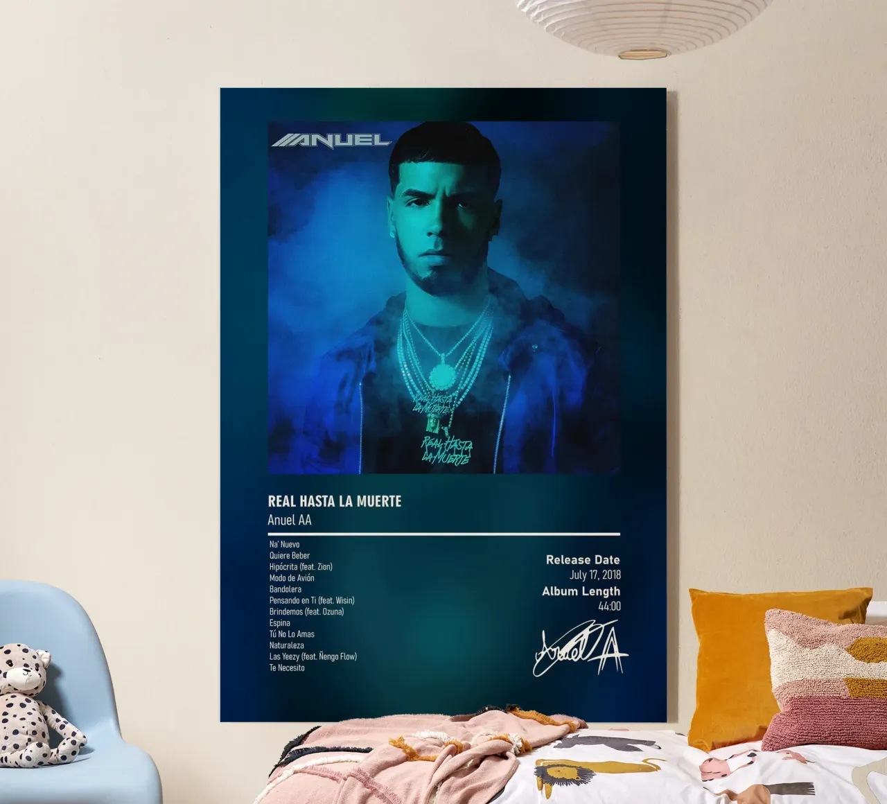 Real Hasta la Muerte (2018) by Anuel AA metacrilato de DGUnder