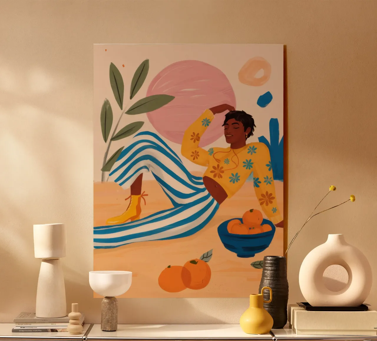 Un'esplosione di arancione plexiglass da Ink Pulse