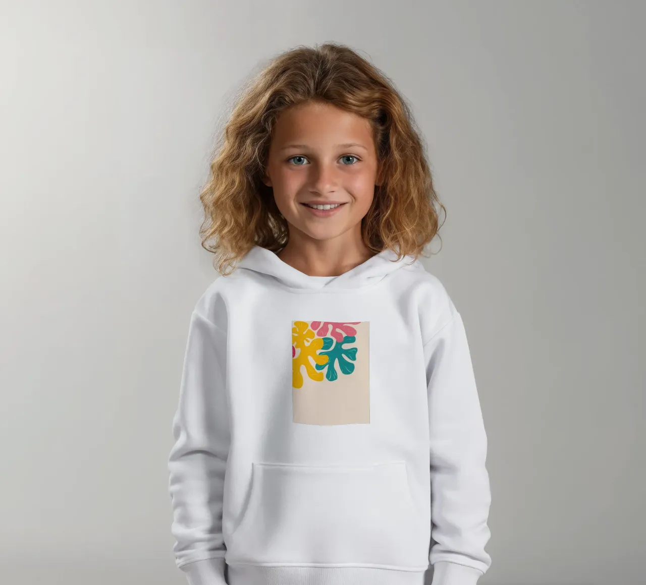 Gioco di foglie pastello felpa bambino con cappuccio da Monuments Fire
