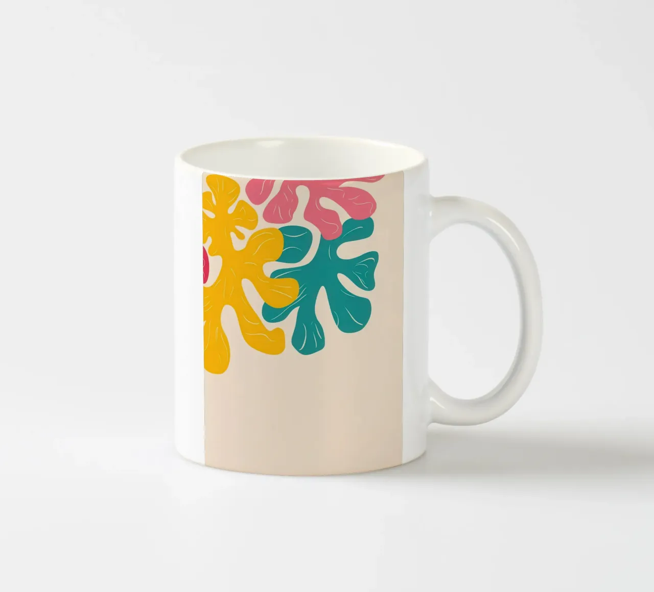 Gioco di foglie pastello tazza in ceramica da Monuments Fire