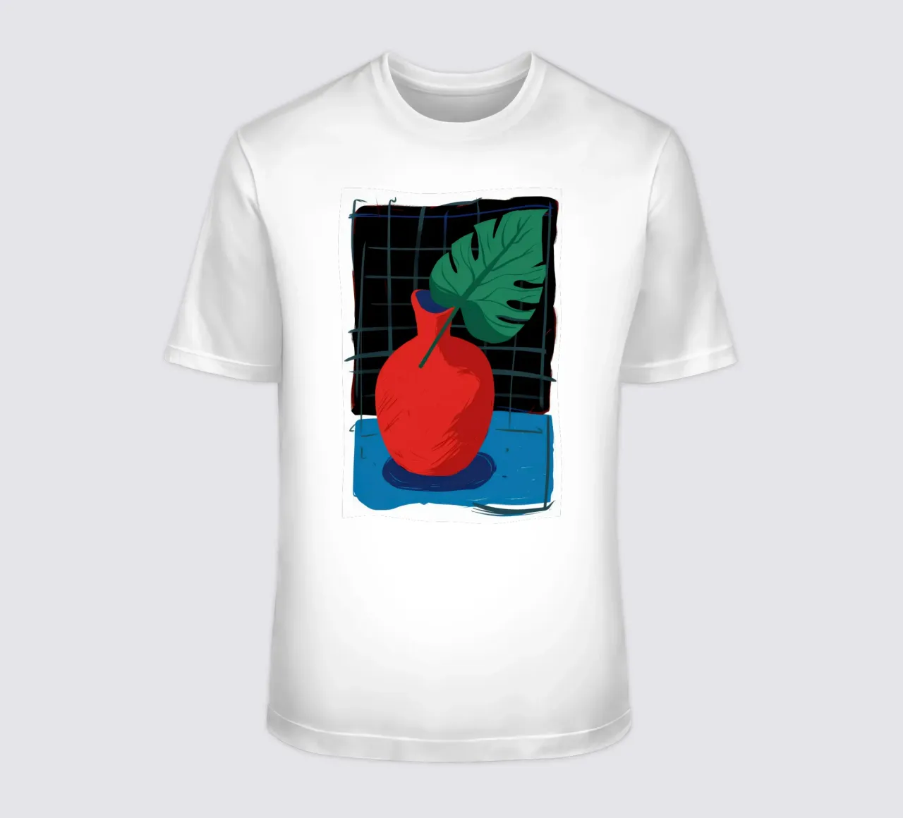 L'audacia cremisi di Monstera t-shirt da Giant Foxs