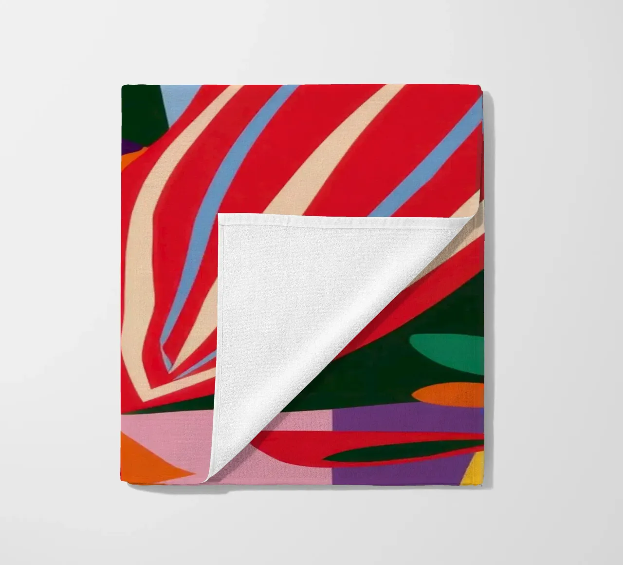 Carnival of Leaves beach towel by Rain Balance