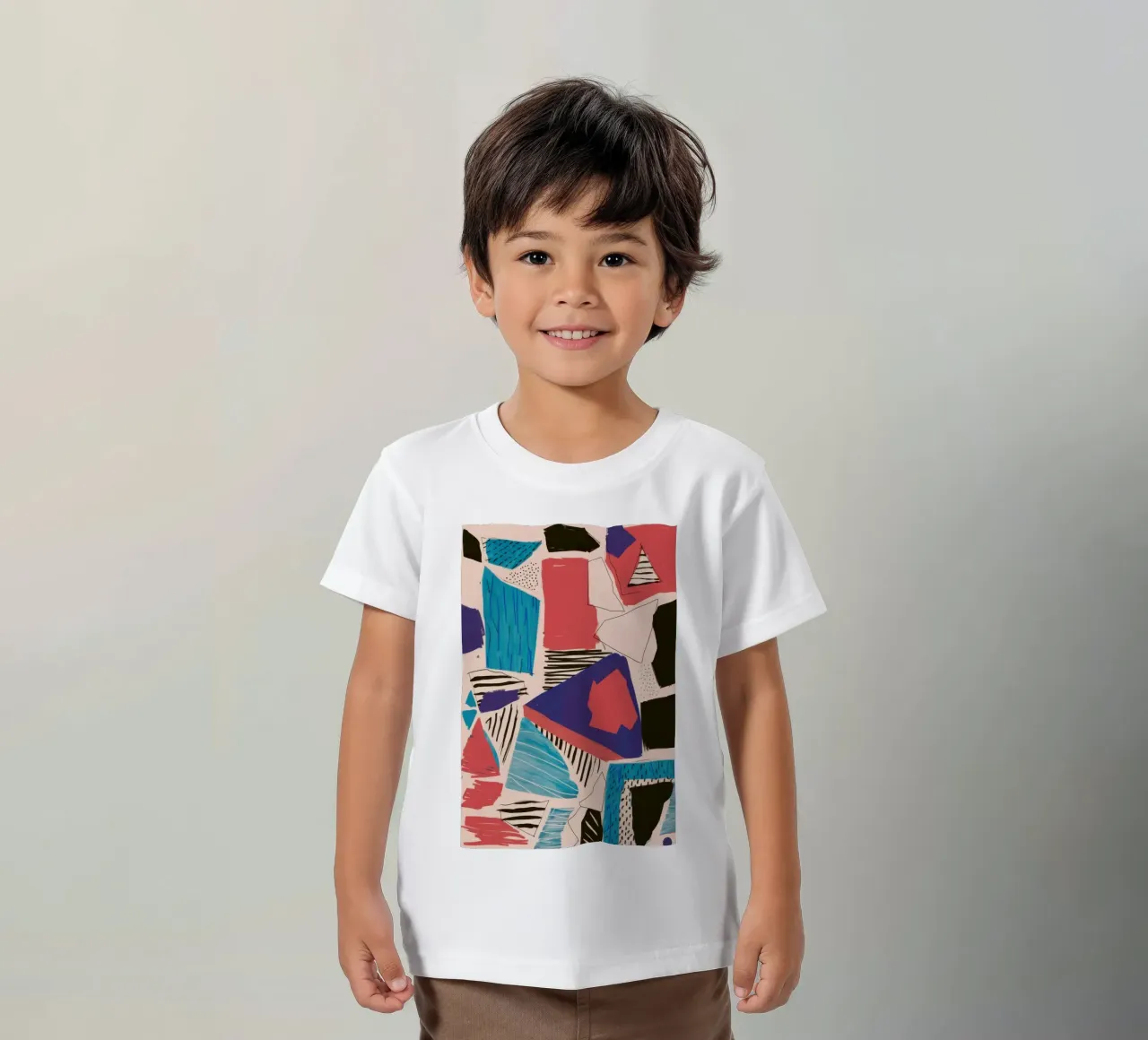 Rhythmische Collage Chaos Kinder T-Shirt von Dream Gesso
