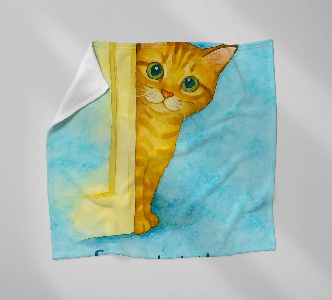 Mi dispiace ma al gatto piace guardare coperta in pile da Mirage