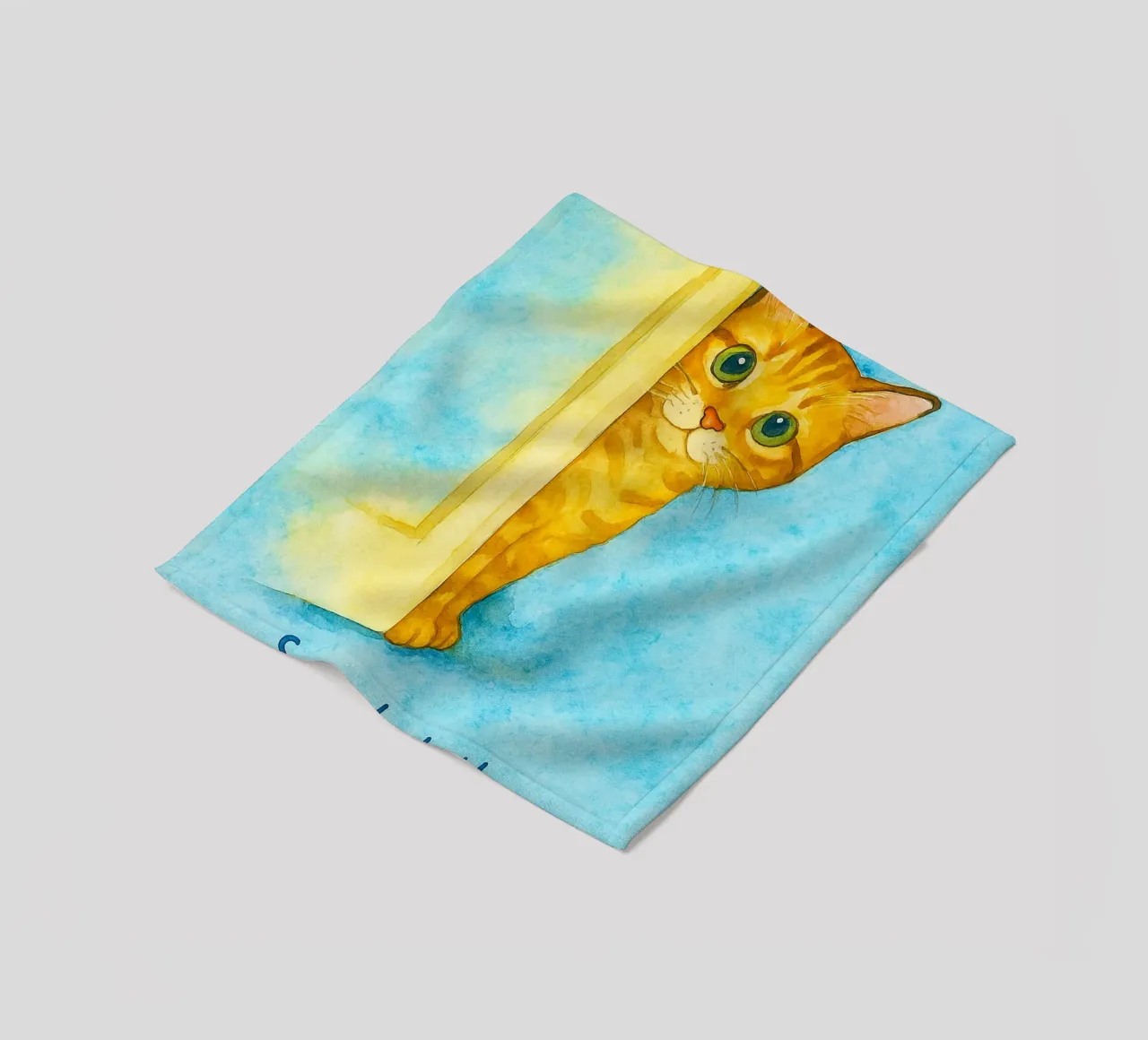 Mi dispiace ma al gatto piace guardare coperta in pile da Mirage