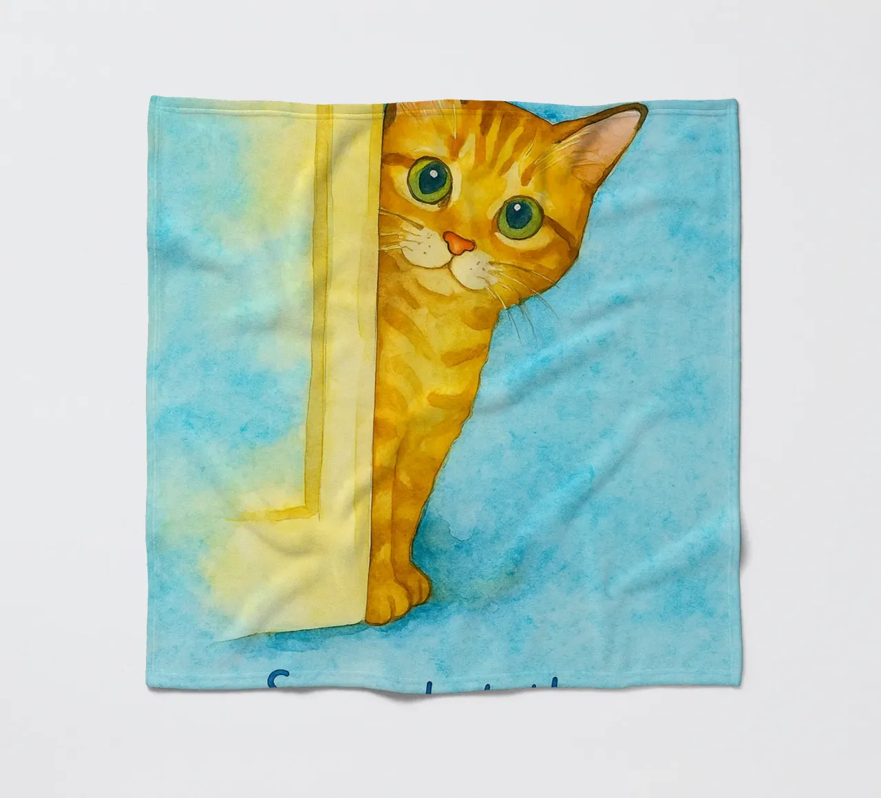 Mi dispiace ma al gatto piace guardare coperta in pile da Mirage