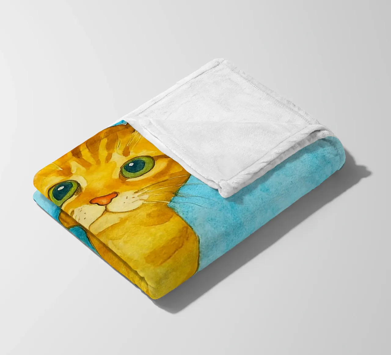 Mi dispiace ma al gatto piace guardare coperta in pile da Mirage
