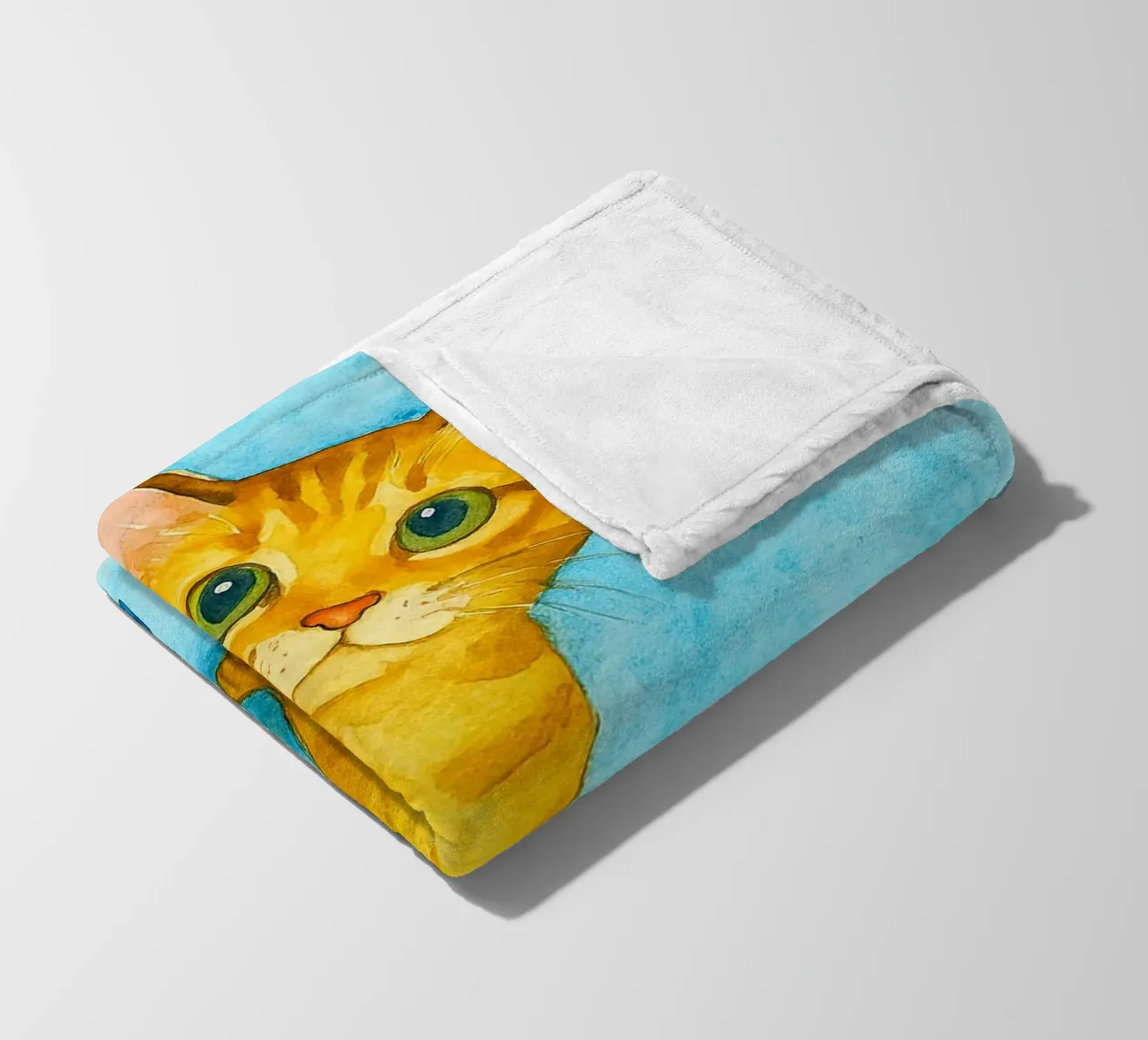 Mi dispiace ma al gatto piace guardare coperta in pile da Mirage