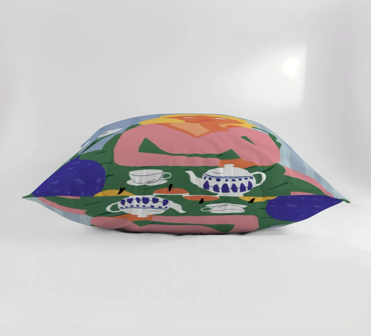Tulip Croissant Stillness decorative cushion by Reds Jays