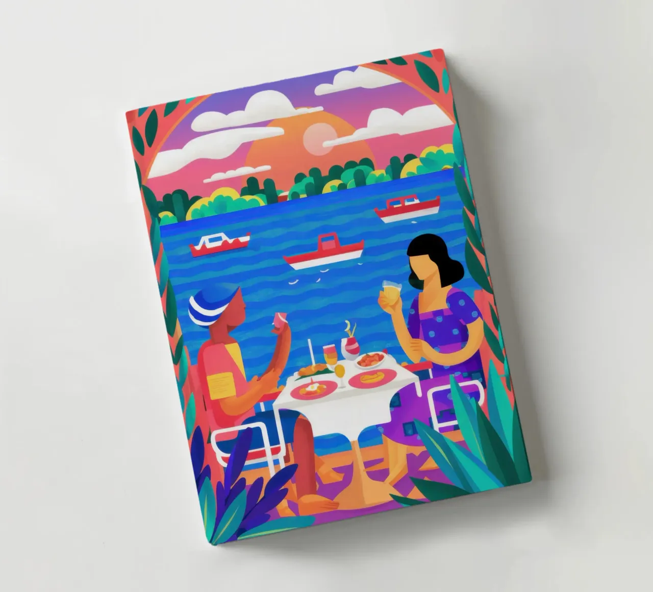 Cena da sogno in riva al mare diario da Mythy Brush