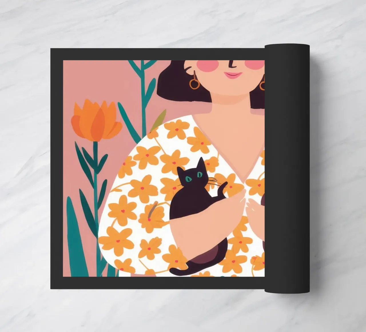 Abbraccio floreale di un cucciolo zerbino da Monuments Fire