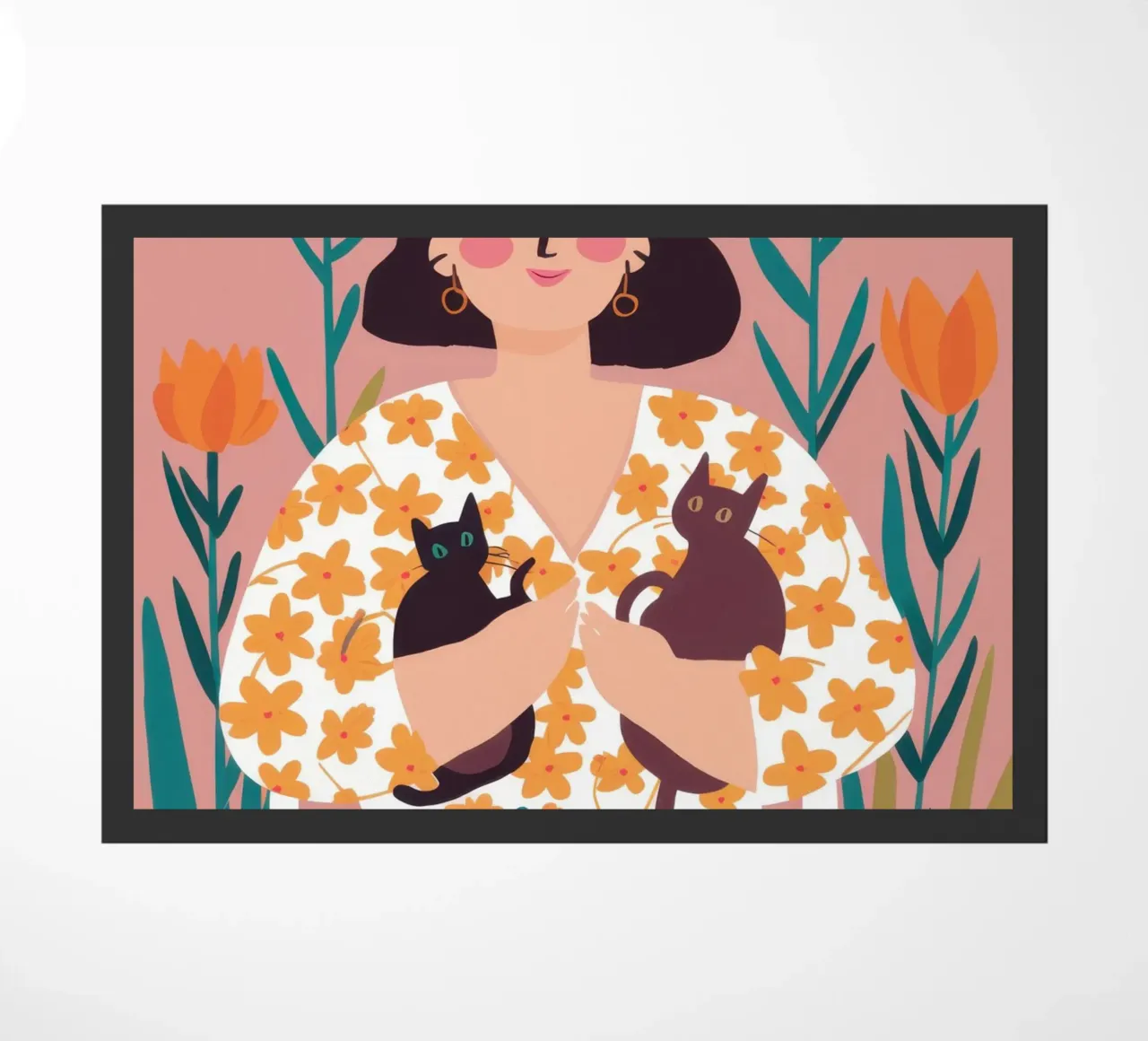 Abbraccio floreale di un cucciolo zerbino da Monuments Fire