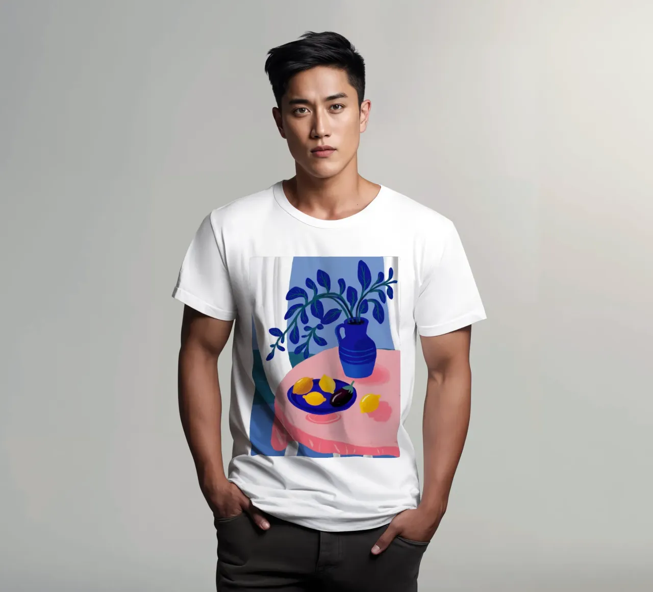 Mattina cerulea di quiete t-shirt da Giant Foxs