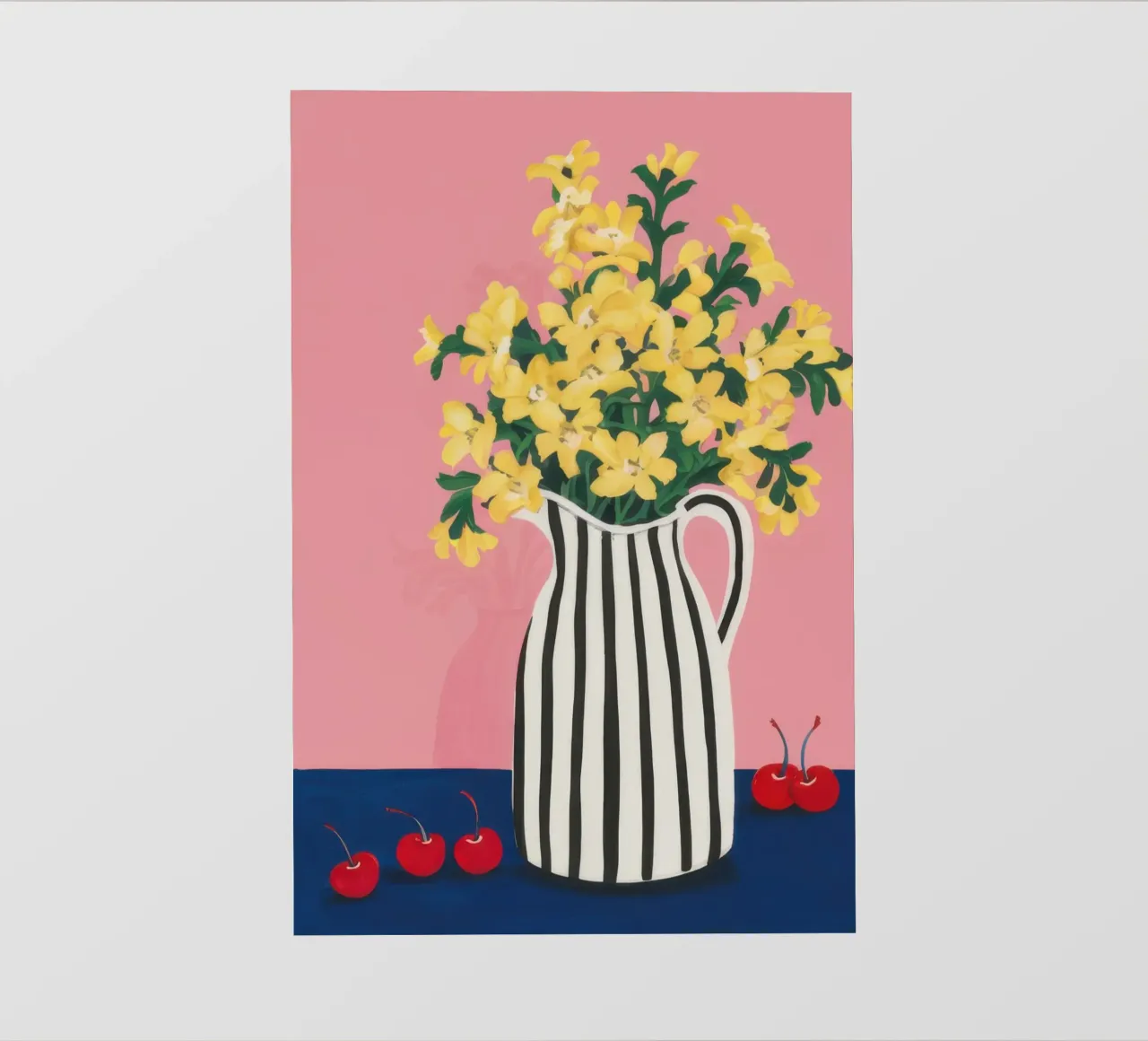 Grafico a strisce Forsythia telo in pvc da Rain Balance