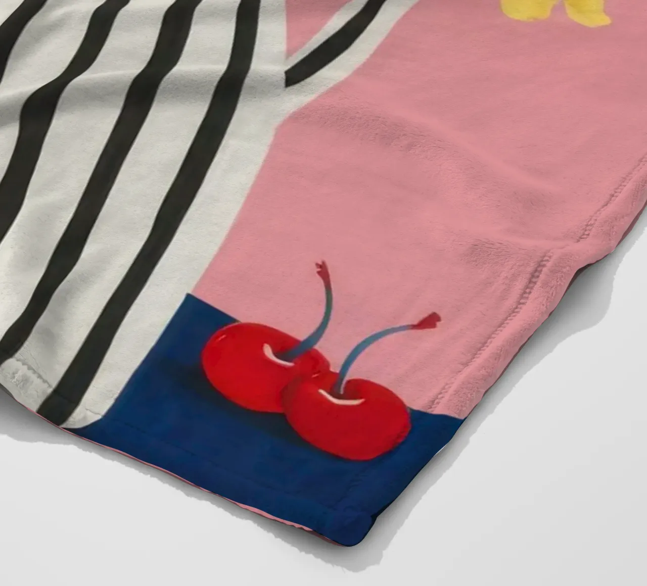 Grafico a strisce Forsythia coperta in pile da Rain Balance