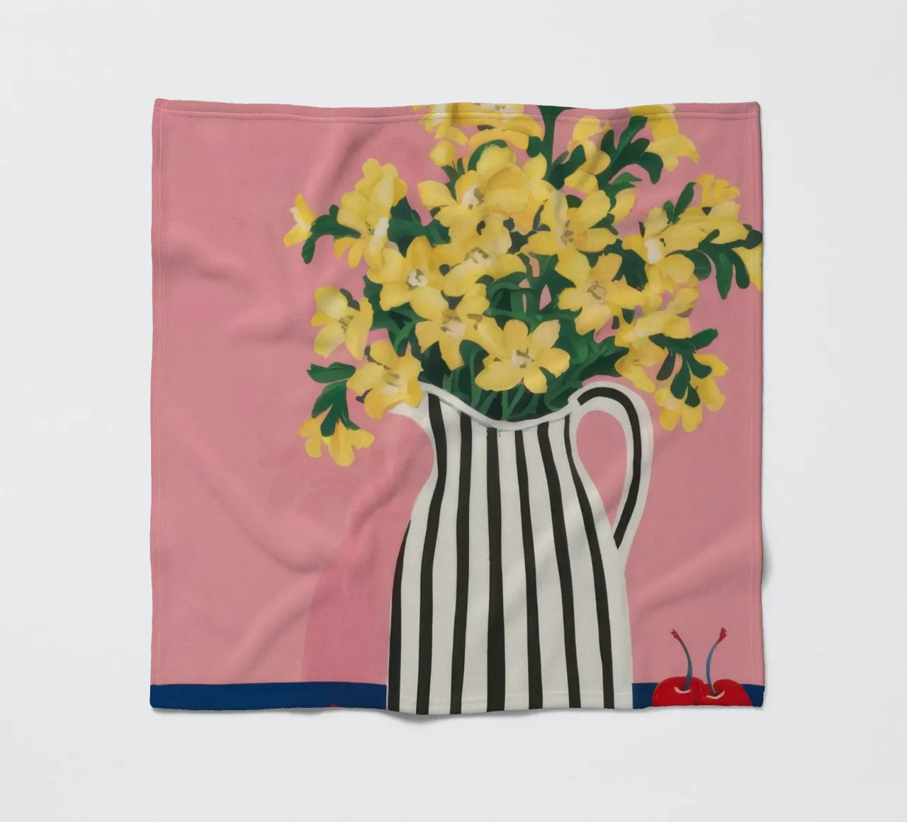 Grafico a strisce Forsythia coperta in pile da Rain Balance