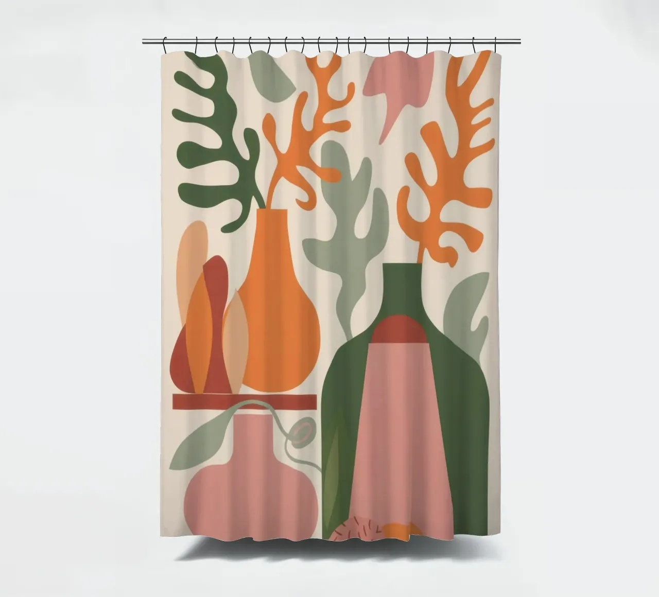 Steingut Form Harmonie Duschvorhang von Dream Gesso