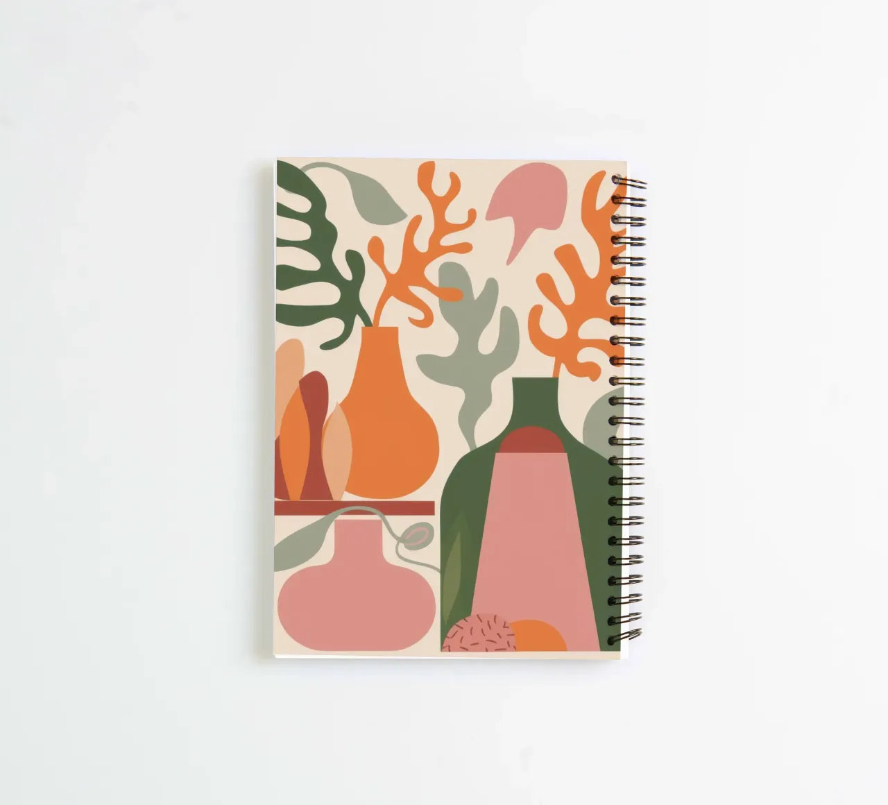 Earthenware Shape Harmony spiral notebook by Dream Gesso