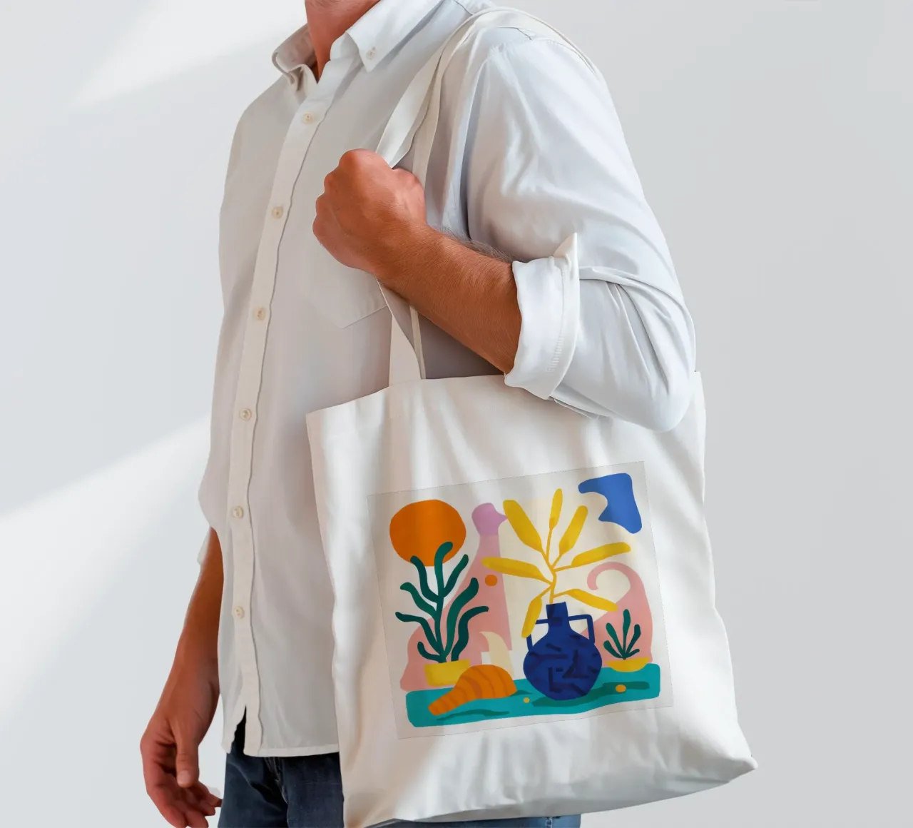 Modulo mattutino Abstract borsa in juta da Reds Jays