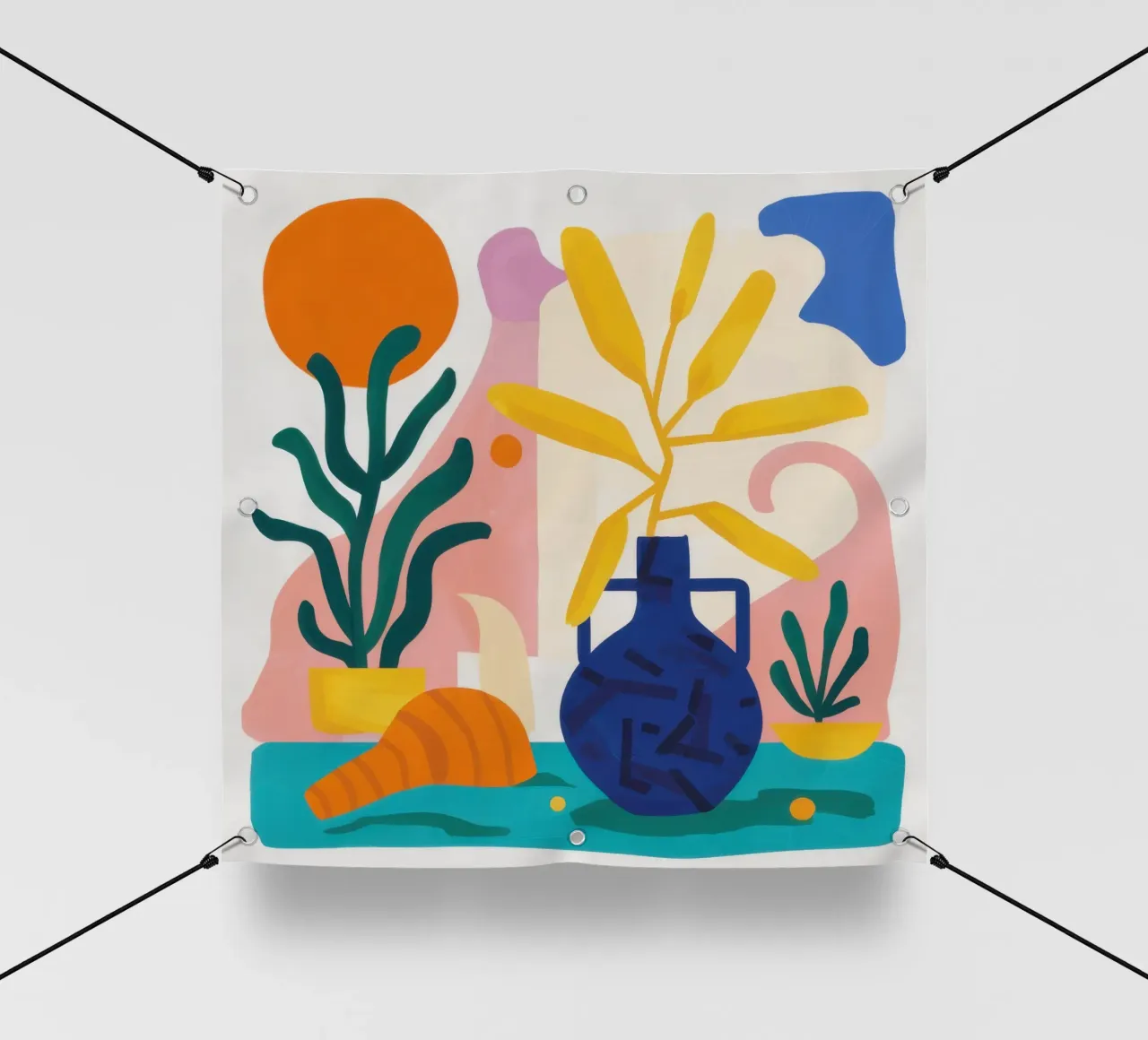 Modulo mattutino Abstract telo in pvc da Reds Jays