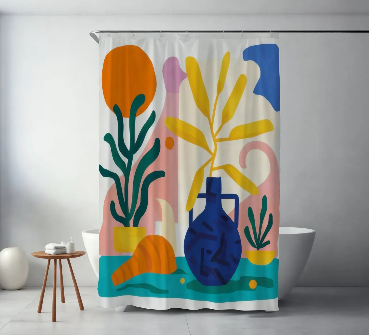 Modulo mattutino Abstract tenda da doccia da Reds Jays