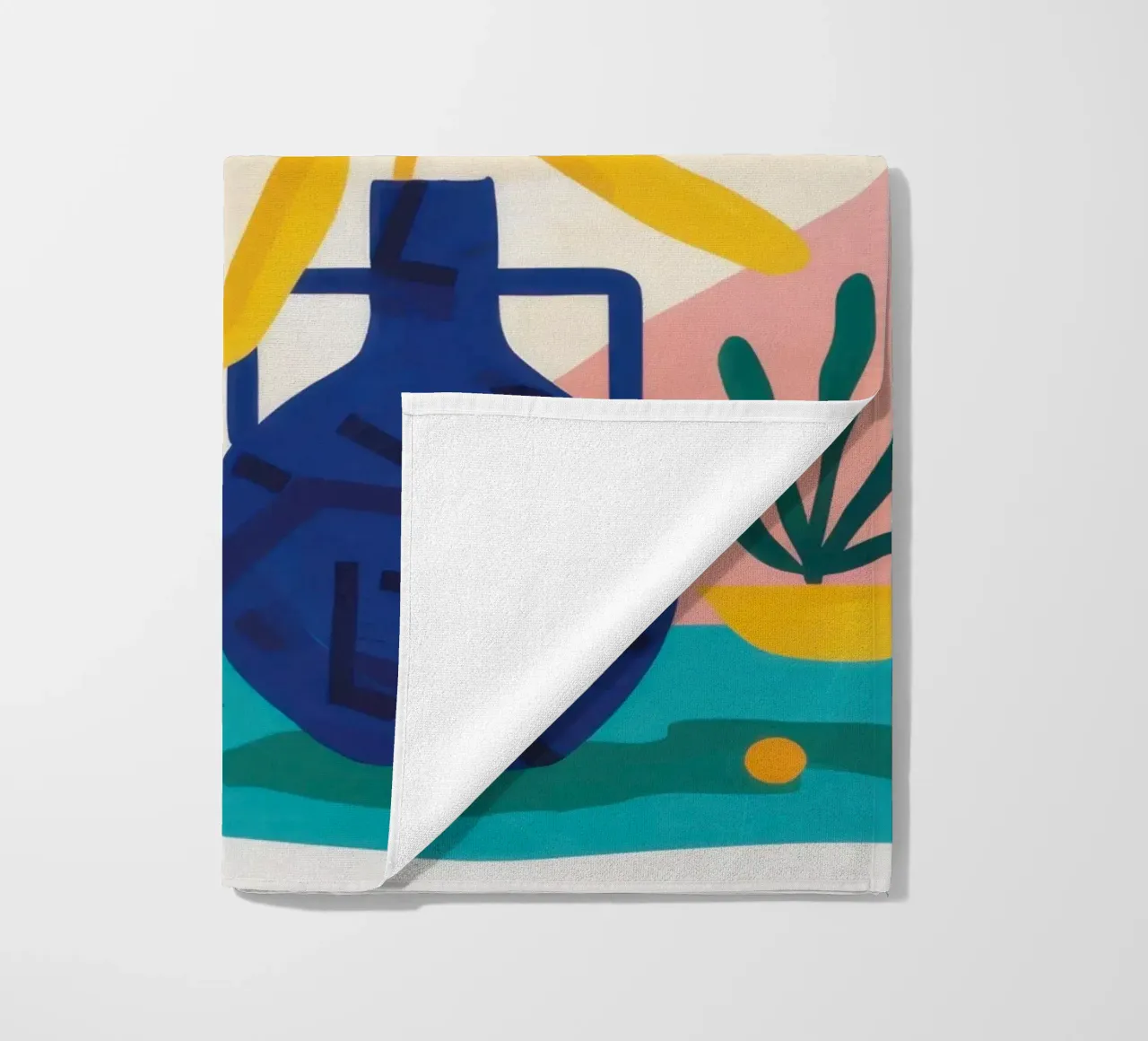 Morning Form Abstract beach towel by Reds Jays