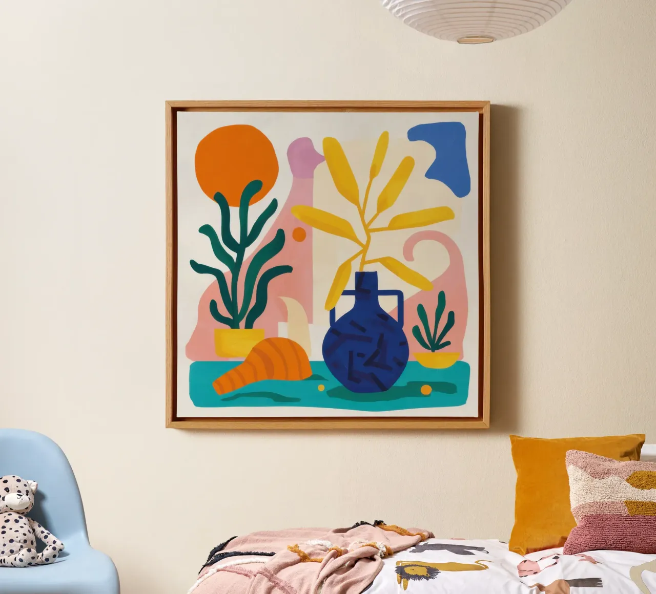 Modulo mattutino Abstract tela da Reds Jays