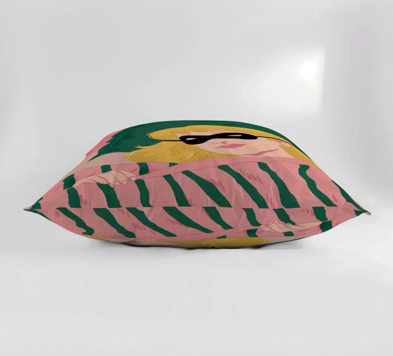 Emerald Dream Repose decorative cushion by Monuments Fire