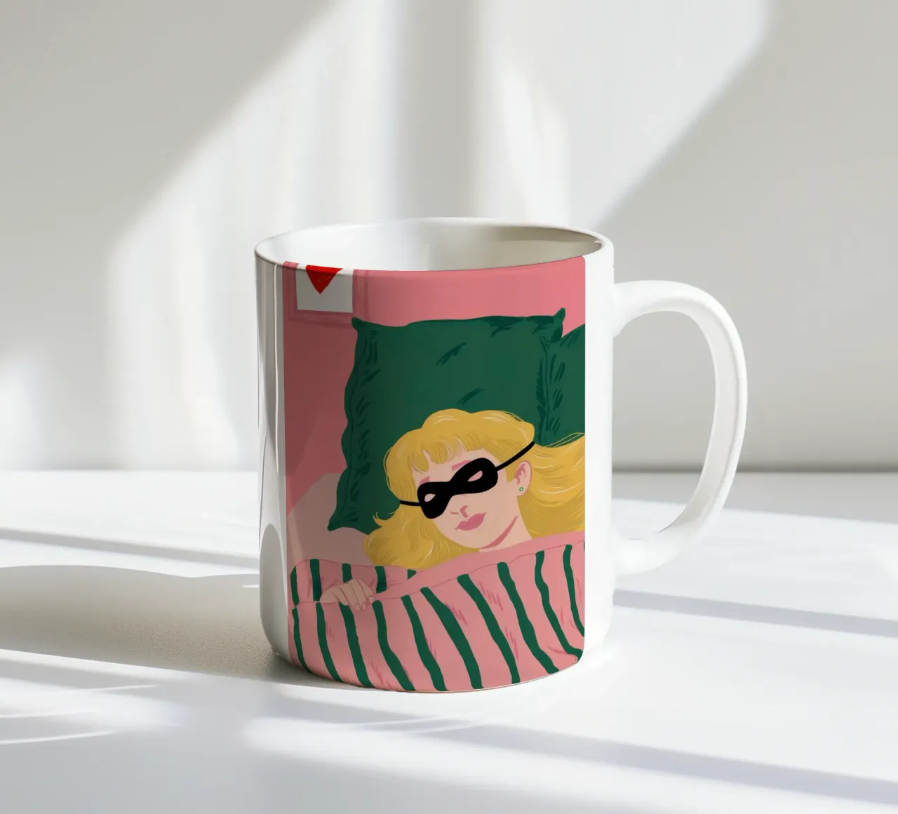 Emerald Dream Repose ceramic mug by Monuments Fire