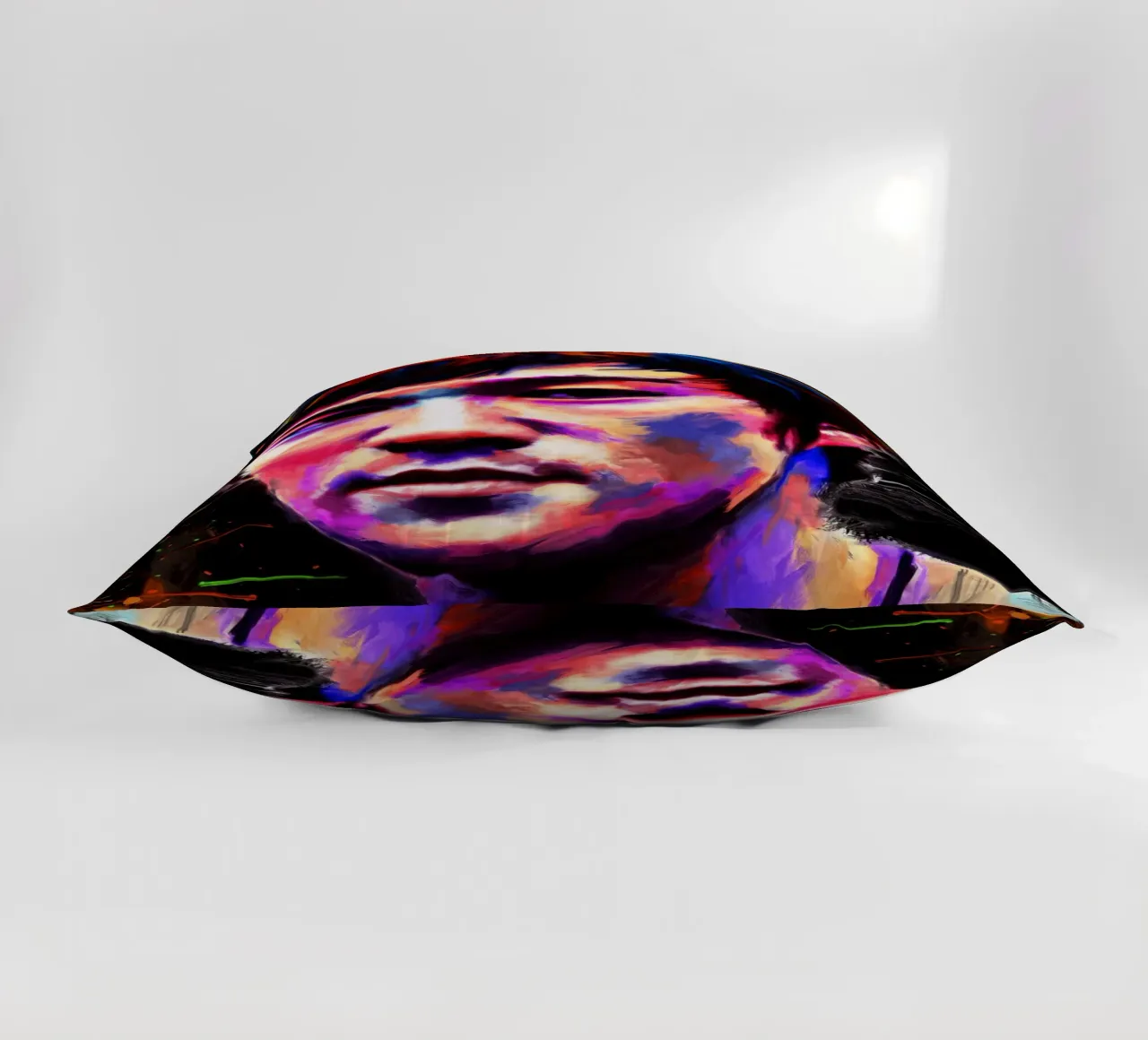Bruce Lee abstract colorful pop art cuscino da Lembayung art