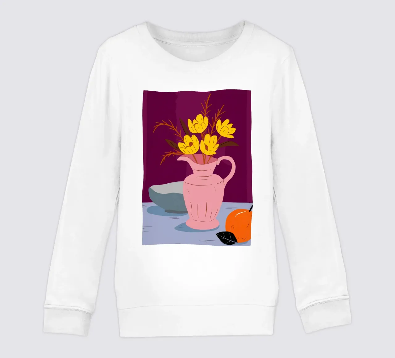 Roseate Pitcher Sunshine kids sweatshirt by Rain Balance